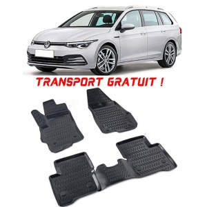 Volkswagen Golf 8 Cutie Manuala 2019- Set 4 covorase auto din cauciuc tip tavita premium line 3D - Transport Gratuit! accesorii pentru autoturismul tau - masina v48108