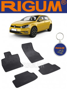 Volkswagen Golf 8, Hatchback, fabricat din 12.2019 - Prezent, set covorase auto dedicate, din cauciuc 100% Premium accesorii pentru autoturismul tau - masina v156836