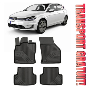 Volkswagen Golf E-7 Din 2014 - Prezent, Hatchback , Set Covorase Auto Tip Tavita Premium 3D, din cauciuc
