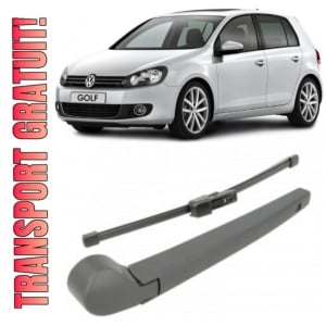 Volkswagen Golf VI Brat stergator pentru luneta spate cu lamela 280 mm, compatibil cu Volkswagen Golf VI Hatchback fabricat intre 2008-2013, calitate extra