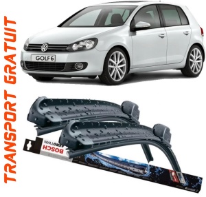 Volkswagen Golf VI Set 2 stergatoare parbriz Bosch Aerotwin 600/475mm compatibile cu Volkswagen Golf VI (2009-2013) (60 cm / 47.5 cm) accesorii pentru autoturismul tau - masina v118675