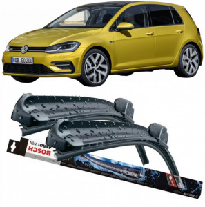 Volkswagen Golf VII Set 2 stergatoare parbriz Bosch Aerotwin 600/475mm compatibile cu Skoda Golf VII (2013-2021) (65 cm / 45 cm) accesorii pentru autoturismul tau - masina v115528