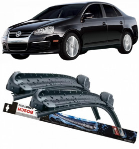 Volkswagen Jetta III Set 2 stergatoare parbriz Bosch Aerotwin 600/475mm compatibile cu Volkswagen Jetta III (2004-2010) (60 cm / 47.5 cm) accesorii pentru autoturismul tau - masina v118704