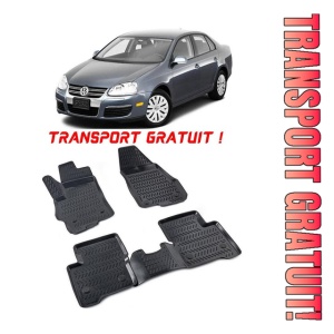 Volkswagen Jetta V 2005-2011 Set 4 covorase auto din cauciuc tip tavita premium line 3D - Transport Gratuit!