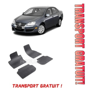 Volkswagen Jetta V, Sedan, fabricat din 08.2005 - 2011, set covorase auto dedicate, din cauciuc 100% Premium - Transport Gratuit