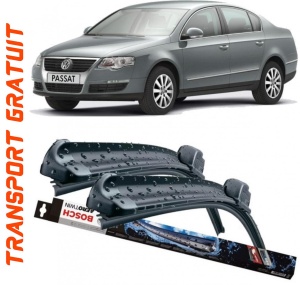 Volkswagen Passat B6 Set 2 stergatoare parbriz Bosch Aerotwin 600/475mm compatibile cu Volkswagen Passat B6 (2005-2011) (60 cm / 47.5 cm) accesorii pentru autoturismul tau - masina v118699