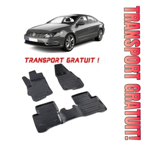 Volkswagen Passat CC 2012-2017 Set 4 covorase auto din cauciuc tip tavita premium line 3D - Transport Gratuit!