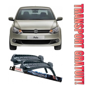 Volkswagen Polo Set 2 stergatoare parbriz Bosch Bosch Aerotwin compatibile cu Volkswagen Polo 2010-2017 (60 cm / 40 cm)