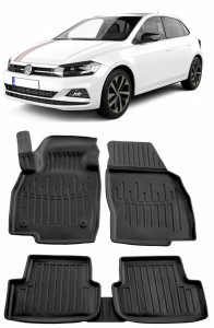 Volkswagen Polo VI (2017-) Set covorase auto cauciuc G.Modern Line 3D accesorii pentru autoturismul tau - masina v239590