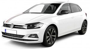 Volkswagen Polo VI, Hatchback, fabricat din 10.2017 - Prezent, set covorase auto dedicate, din cauciuc 100% Premium accesorii pentru autoturismul tau - masina v159457