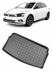 Volkswagen PoloVIHatchback din 10.2017 - Prezent, Tavita Pentru Portbagaj Lux Premium Dedicata, Portbagaj Inferior *3 accesorii pentru autoturismul tau - masina v203343