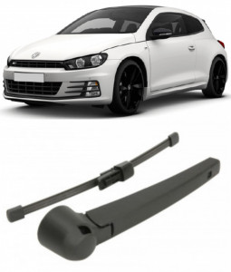 Volkswagen Scirocco III Brat stergator pentru luneta spate cu lamela 260 mm, compatibil cu Volkswagen Scirocco III Hatchback fabricat intre 2009-2017, calitate extra accesorii pentru autoturismul tau - masina v91908