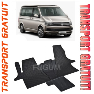 Volkswagen T6 Caravelle fabricat din 2019 - Prezent, Van, set covorase auto dedicate, din cauciuc 100% Premium