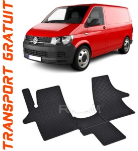 Volkswagen T6 fabricat din 06.2015 - 2019, Van, set covorase auto dedicate, din cauciuc 100% Premium accesorii pentru autoturismul tau - masina v152387