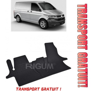 Volkswagen T6 Transporter fabricat din 06.2015 - Prezent, Van, set covorase auto dedicate, din cauciuc 100% Premium - Transport Gratuit
