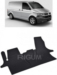 Volkswagen T6 Transporter fabricat din 2019 - Prezent, Van, 2-3 Locuri, set covorase auto dedicate, din cauciuc 100% Premium accesorii pentru autoturismul tau - masina v150762
