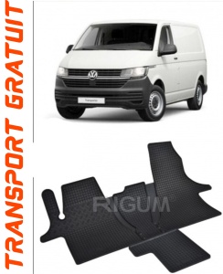 Volkswagen T6 Transporter fabricat din 2019 - Prezent, Van, set covorase auto dedicate, din cauciuc 100% Premium accesorii pentru autoturismul tau - masina v152199
