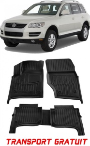 Volkswagen Touareg I (7L) (2002-2010) Set covorase auto cauciuc G.Modern Line 3D transport gratuit accesorii pentru autoturismul tau - masina v49681