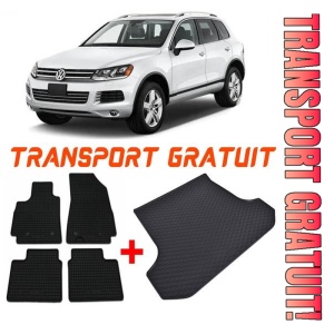 Volkswagen Touareg II R-Line din 02.2010 - 03.2018 Suv *1 , Set Covorase + tavita portbagaj auto