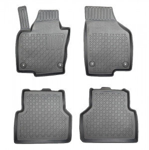 Volkswagen Touran I, Van, Din 03.2003 - 08.2015 , Set Covorase Auto Tip Tavita Premium 3D, din cauciuc accesorii pentru autoturismul tau - masina v174907