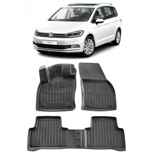 Volkswagen Touran II (2015-) Set Covorase auto tip tavita din cauciuc Premium Umbrella accesorii pentru autoturismul tau - masina v149225