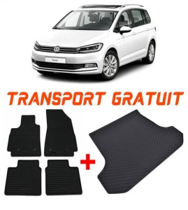 Volkswagen Touran II din 09.2015 - Prezent Van *1 , Set Covorase + tavita portbagaj auto accesorii pentru autoturismul tau - masina v1620