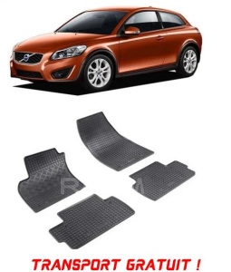 Volvo C30, Hatchback, fabricat din 2006 - 12.2012, set covorase auto dedicate, din cauciuc 100% Premium - Transport Gratuit accesorii pentru autoturismul tau - masina v37134