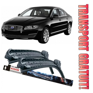 Volvo S80 Set 2 stergatoare parbriz Bosch Bosch Aerotwin compatibile cu Volvo S80 2006-2016 (65 cm / 50 cm)