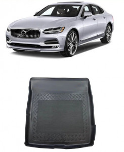 Volvo S90 Sedan din 09.2016 - Prezent, Tavita Pentru Portbagaj Lux Premium Dedicata, Roata Rezerva Ingusta *1 accesorii pentru autoturismul tau - masina v187207