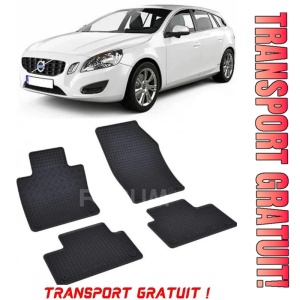 Volvo V60 PhEV fabricat din 2018 - Prezent, Combi, set covorase auto dedicate, din cauciuc 100% Premium - Transport Gratuit