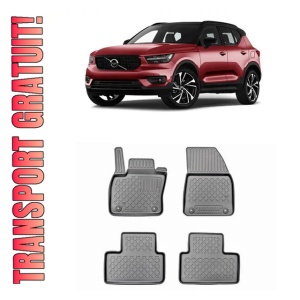 Volvo Xc40 Phev, Suv, Din 09.2019 - Prezent , Set Covorase Auto Tip Tavita Premium 3D, din cauciuc