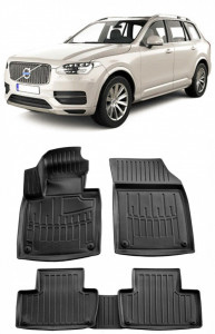 Volvo XC90 (2014-) Set covorase auto cauciuc G.Modern Line 3D accesorii pentru autoturismul tau - masina v239576