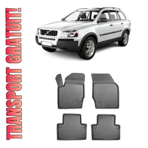 Volvo Xc90 Din 2002- 2015 , Set Covorase Auto Tip Tavita Premium 3D, din cauciuc