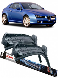 Alfa Romeo Brera Set 2 stergatoare parbriz Bosch Bosch Aerotwin compatibile cu Alfa Romeo Brera 2006-2011 (57.5 cm / 45 cm) accesorii pentru autoturismul tau - masina v133858