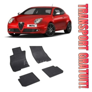 Alfa Romeo Mito, Hatchback, fabricat din 09.2008 - 12.2018, set covorase auto dedicate, din cauciuc 100% Premium
