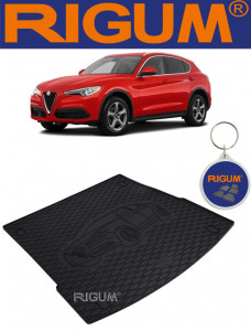 Alfa Romeo Stelvio Suv din 01.2017 - Prezent, Tavita Pentru Portbagaj Lux Premium Dedicata, Cu Subwoofer *1 accesorii pentru autoturismul tau - masina v186800