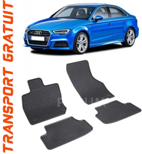 Audi A3 8Y, Sedan, fabricat din 04.2020 - Prezent, set covorase auto dedicate, din cauciuc 100% Premium accesorii pentru autoturismul tau - masina v154161
