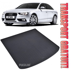 Audi A4 Tavita pentru portbagaj din cauciuc, compatibila Audi A4 B9 fabricatie 11.2015 - prezent, caroserie sedan