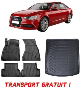 Audi A6 (C7) (2011-2018) Set covorase auto cauciuc G.Modern Line 3D transport gratuit accesorii pentru autoturismul tau - masina v50749