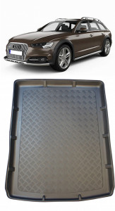 Audi A6 C7 Combi din 09.2011 - 08.2018, Tavita Pentru Portbagaj Lux Premium Dedicata, Cu Sine *2 accesorii pentru autoturismul tau - masina v195282