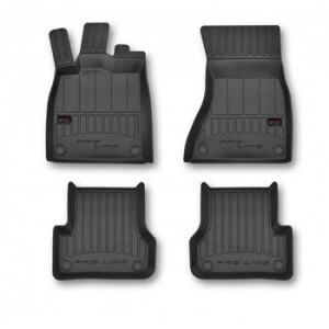Audi A6 C7, Sedan, Din 03.2011 - 05.2018 , Set Covorase Auto Tip Tavita Premium 3D, din cauciuc accesorii pentru autoturismul tau - masina v175374