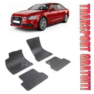 Audi A6 C7, Sedan, fabricat din 03.2011 - 05.2018, set covorase auto dedicate, din cauciuc 100% Premium