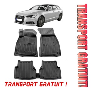 Audi A6 (C8) (2018-2025) Set covorase auto cauciuc G.Modern Line 3D transport gratuit