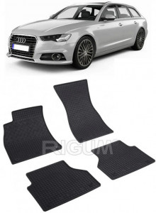 Audi A6 C8, Combi, fabricat din 09.2018 - Prezent, set covorase auto dedicate, din cauciuc 100% Premium accesorii pentru autoturismul tau - masina v156430