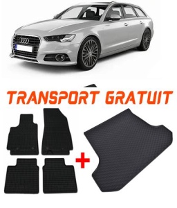 Audi A6 C8 din 09.2018 - Prezent Combi *2 , Set Covorase + tavita portbagaj auto accesorii pentru autoturismul tau - masina v3196