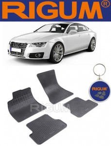 Audi A7 4G, Sportback, fabricat din 09.2010 - 01.2018, set covorase auto dedicate, din cauciuc 100% Premium accesorii pentru autoturismul tau - masina v160153