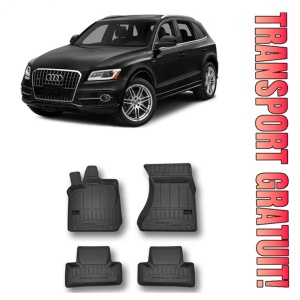 Audi Q5 8R, Suv, Din 11.2008 - 12.2016 , Set Covorase Auto Tip Tavita Premium 3D, din cauciuc