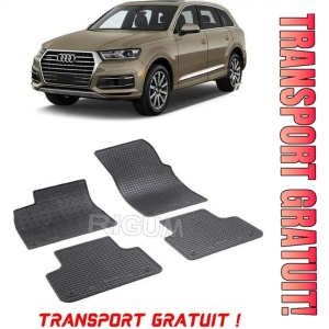 Audi Q7 4M, Suv, fabricat din 06.2015 - Prezent, set covorase auto dedicate, din cauciuc 100% Premium - Transport Gratuit