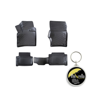 Audi Q7 I (Typ 4L) 2005-2015 Set 4 covorase auto din cauciuc tip tavita premium line 3D accesorii pentru autoturismul tau - masina v241818