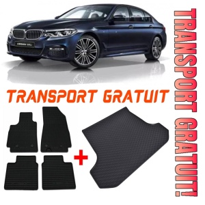 BMW E61 Set Covorase + tavita portbagaj auto BMW Seria 5 E61 fabricatie 06.2004 - 2010, caroserie combi